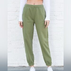 John Galt (Brandy Melville) Rosa sweatpants in Matcha Green